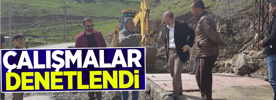 Başkan Epcim, çalışmaları denetledi