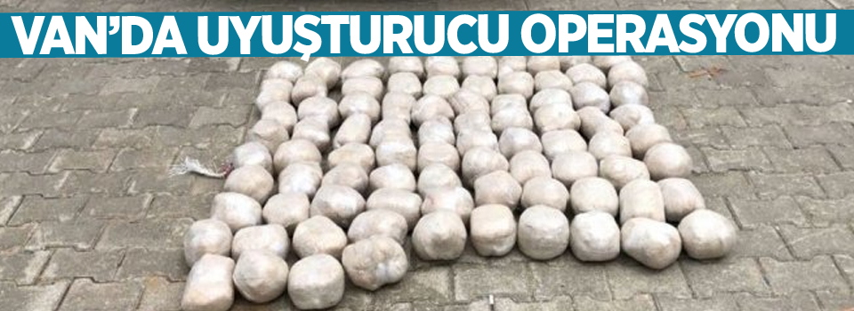 Van'da uyuşturucu operasyonu