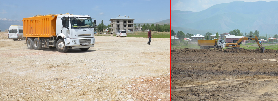 Yüksekova'da çevre yolu çalışmalarına başlandı