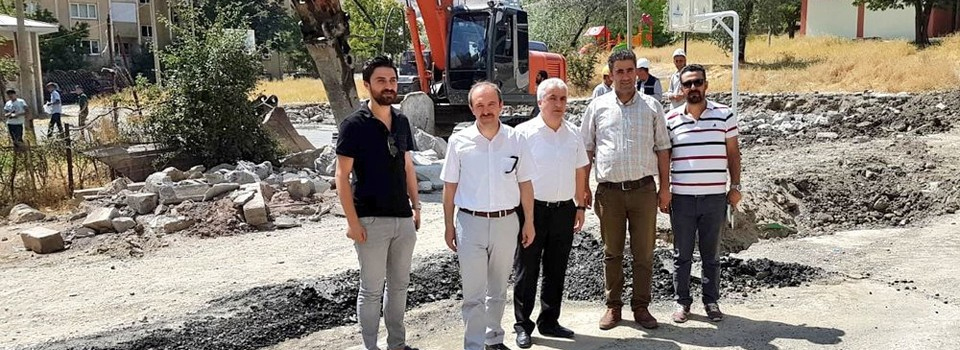 Hakkari'de ‘Tekser Sümbül Park’ çalışmaları başladı