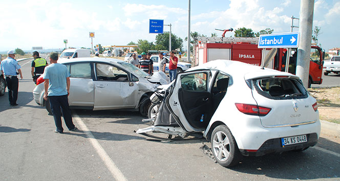 Trafik kazası: 4 yaralı