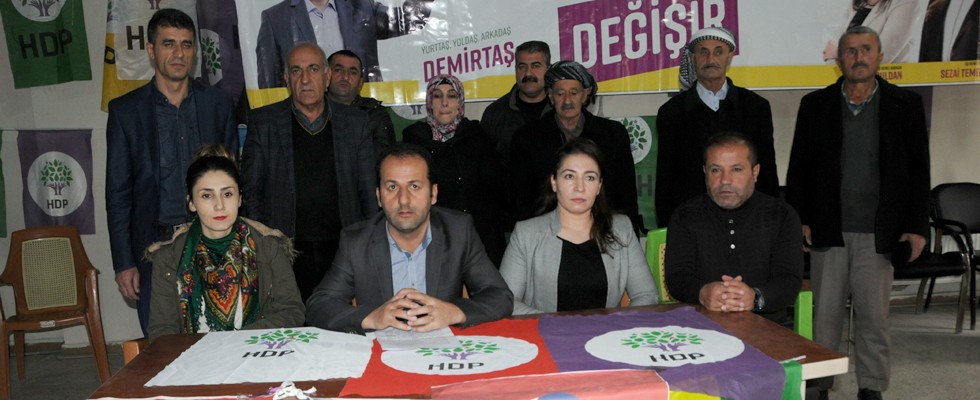 HDP İlçe örgütünden Demirtaş açıklaması