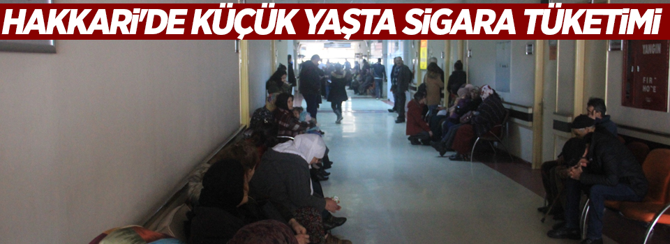 Hakkari'de küçük yaşta sigara tüketimi