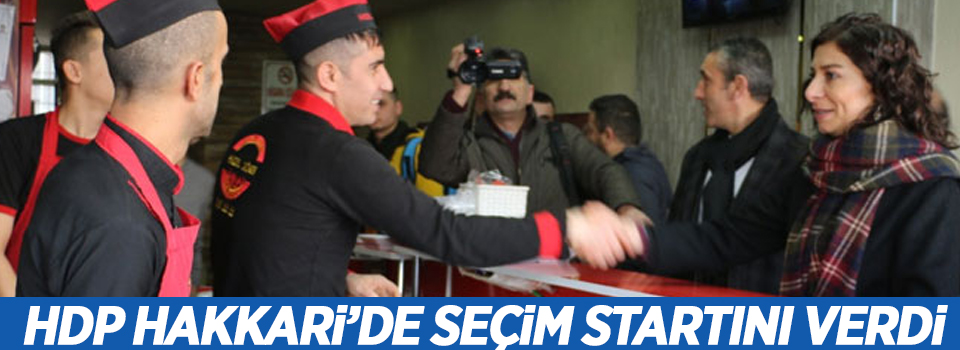 HDP Hakkari’de seçim startını verdi