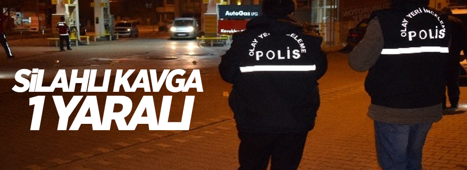 Silahlı kavga: 1 yaralı