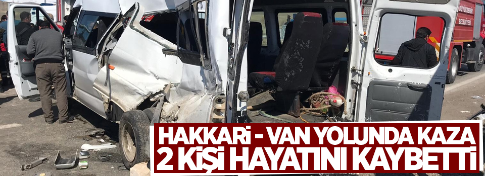 Hakkari - Van yolunda kaza: 2 ölü 15 yaralı!