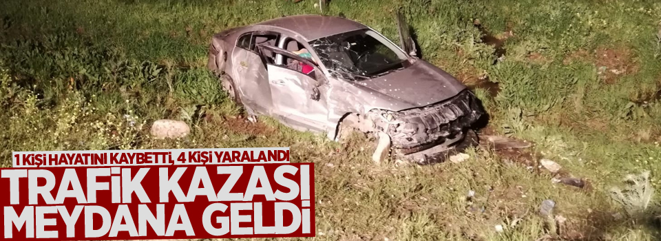 Nusaybin’de trafik kazası: 1 ölü, 4 yaralı