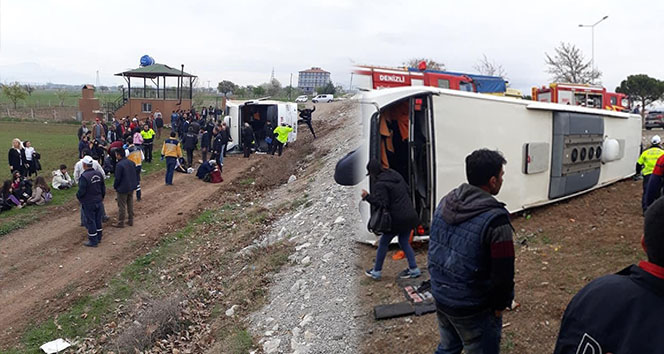 Denizli'deki otobüs kazasında yaralı sayısı 34'e yükseldi