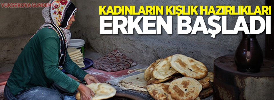 Kadınların kışlık hazırlıkları erken başladı