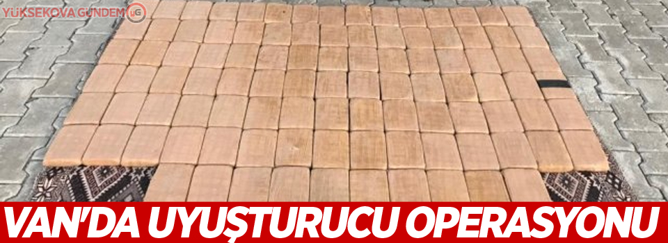 Van'da uyuşturucu operasyonu