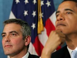 George Clooney'den Obama'ya destek