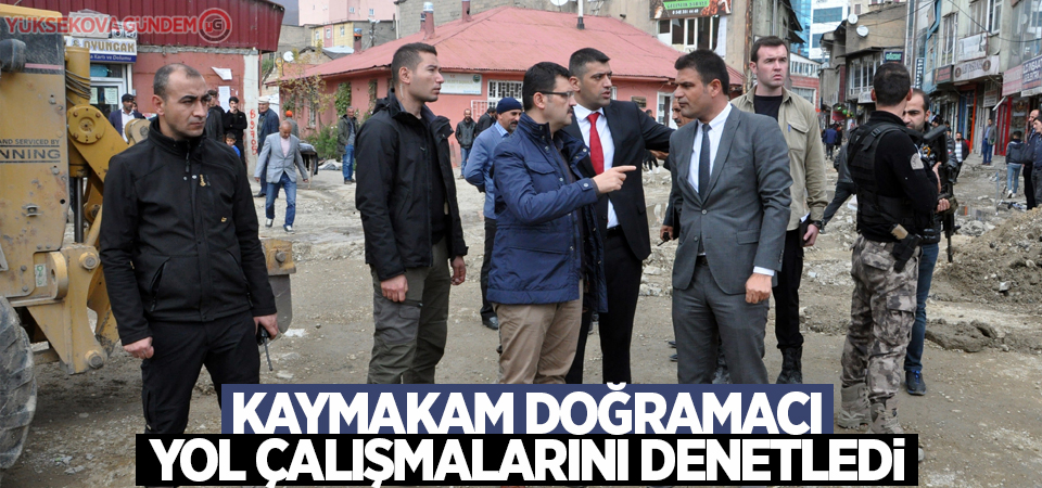 Kaymakam Doğramacı, yol çalışmalarını denetledi