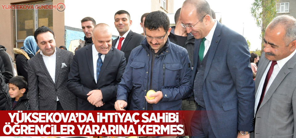 Yüksekova’da ihtiyaç sahibi öğrenciler yararına kermes