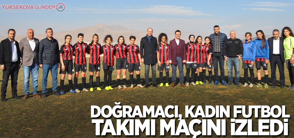 Doğramacı, Kadın Futbol Takımı Maçını İzledi