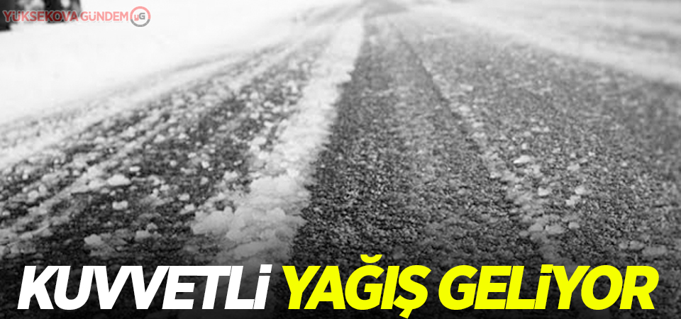 Kuvvetli yağış geliyor!