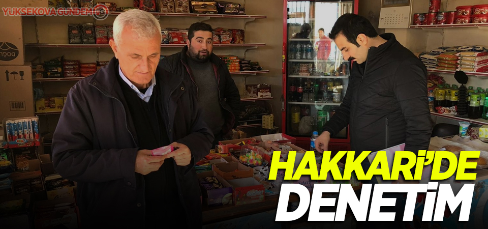 Hakkari Belediyesinden 'şırıngalı çikolata' denetimi