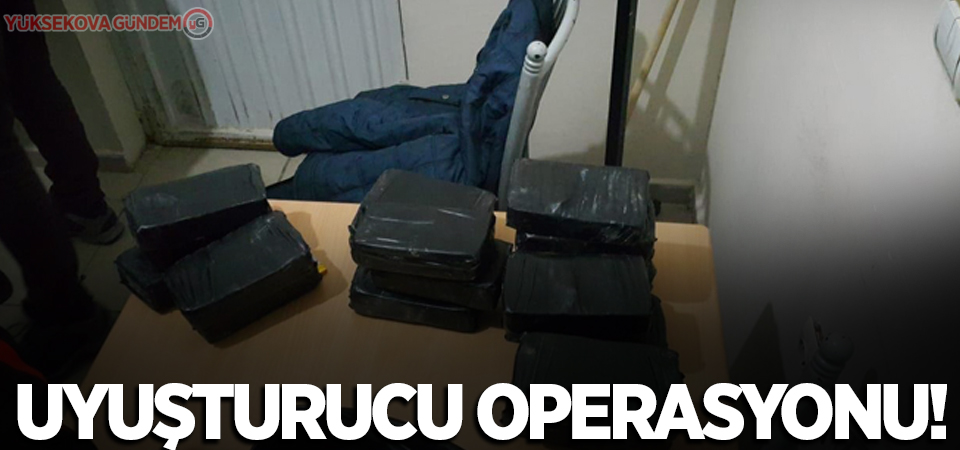 Van Otogarı'nda uyuşturucu operasyonu!