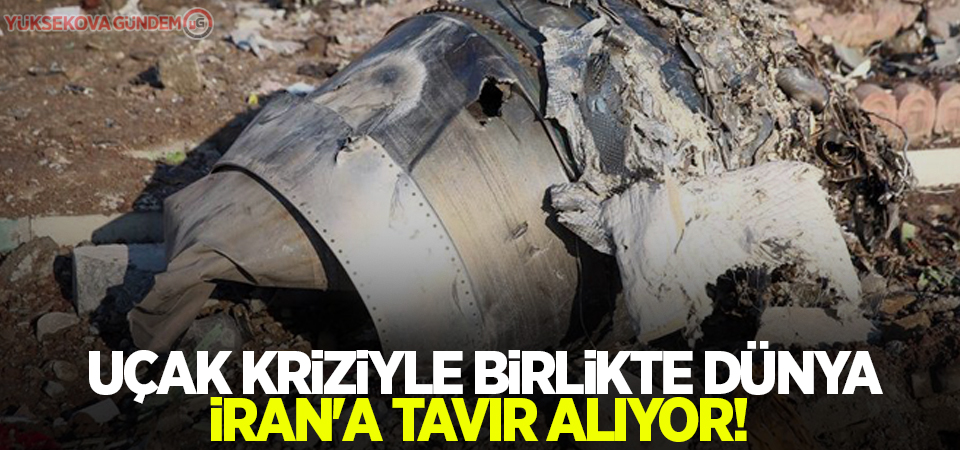 Uçak kriziyle birlikte Dünya İran'a tavır alıyor!