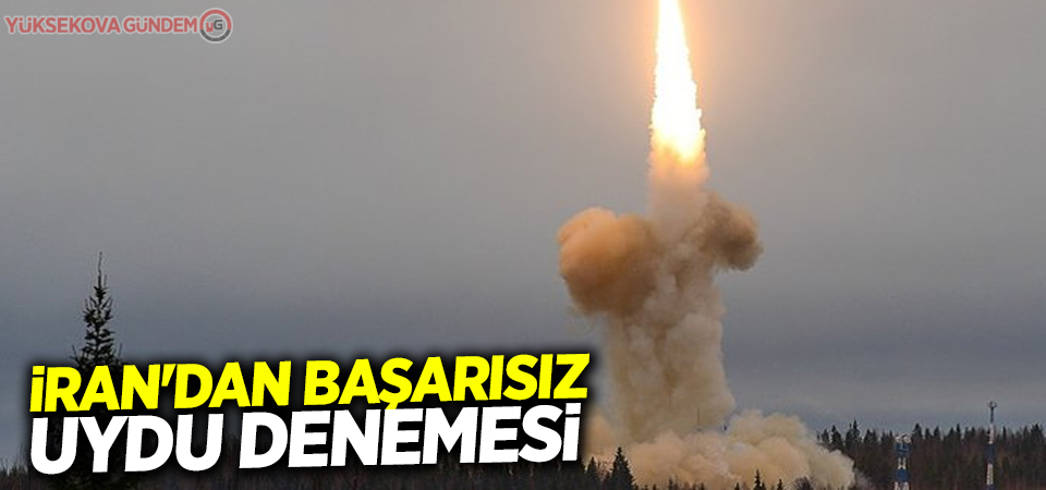 İran'dan başarısız uydu denemesi