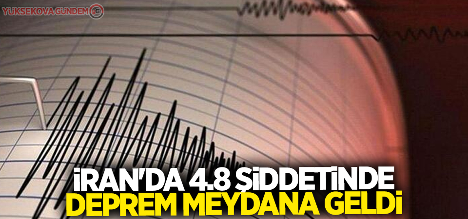 İran'da 4.8 büyüklüğünde deprem