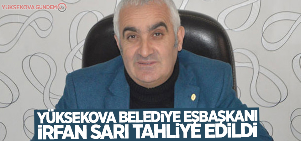 Yüksekova Belediye Eşbaşkanı İrfan Sarı tahliye edildi