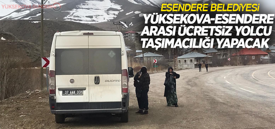 Esendere Belediyesi, ücretsiz yolcu taşımacılığı yapacağını açıkladı