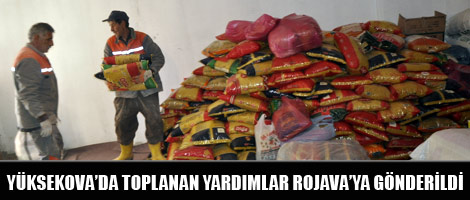 Yardımlar Rojavaya Gönderildi