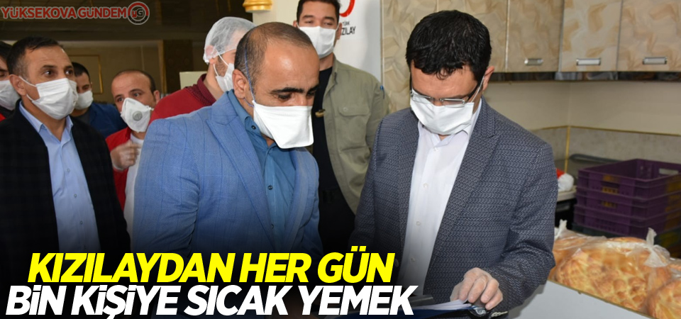 Kızılaydan her gün bin kişiye sıcak yemek