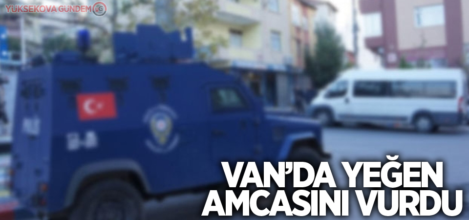 Van'da yeğen amcasını vurdu!