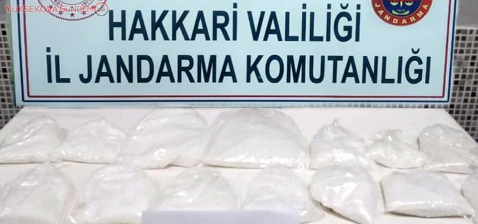 Hakkari’de 7 kilo metamfetamin ele geçirildi