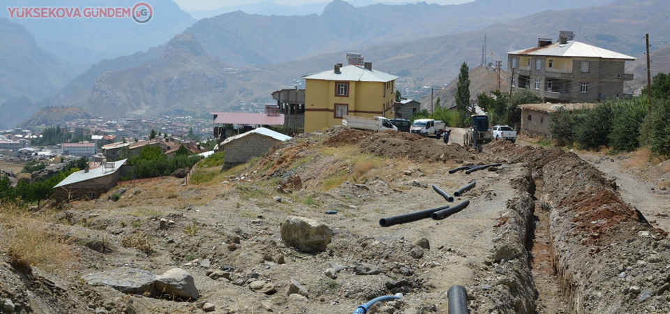 Hakkari’de kanalizasyon hatları yenilendi