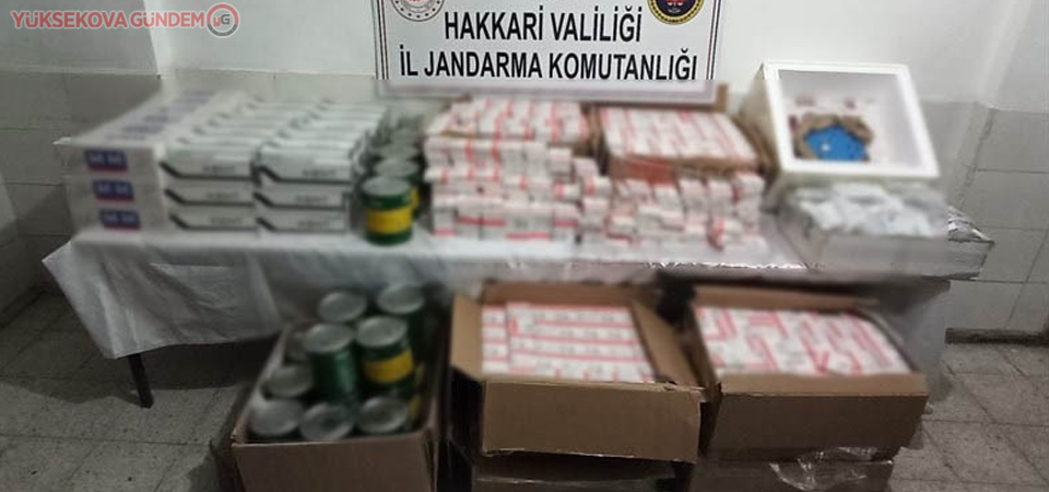 Yüksekova'da 300 bin TL değerinde tıbbi malzeme ele geçirildi