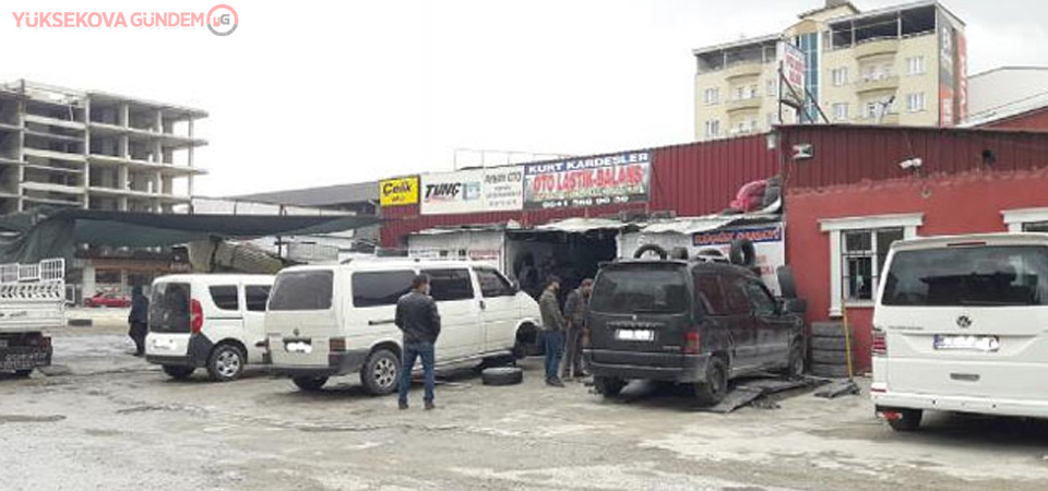 Van'da oto lastikçiler için yoğun sezon başladı