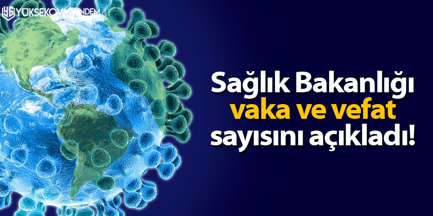 Sağlık Bakanlığı vaka ve vefat sayısını açıkladı!