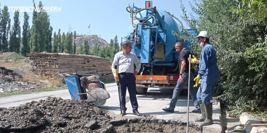 800 hanenin kanalizasyon sorunu giderildi