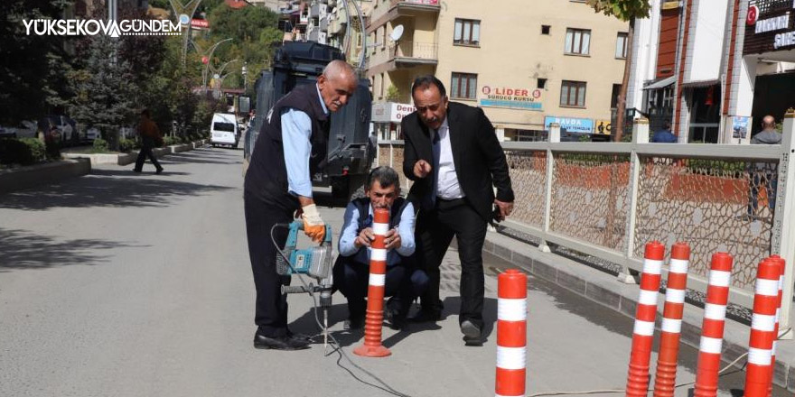 Hakkari Belediyesinden duba çalışması