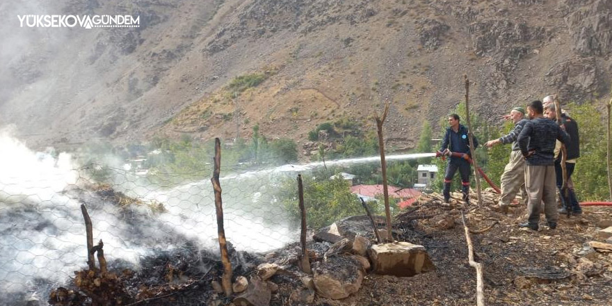 Hakkari’de 480 bağ ot yandı