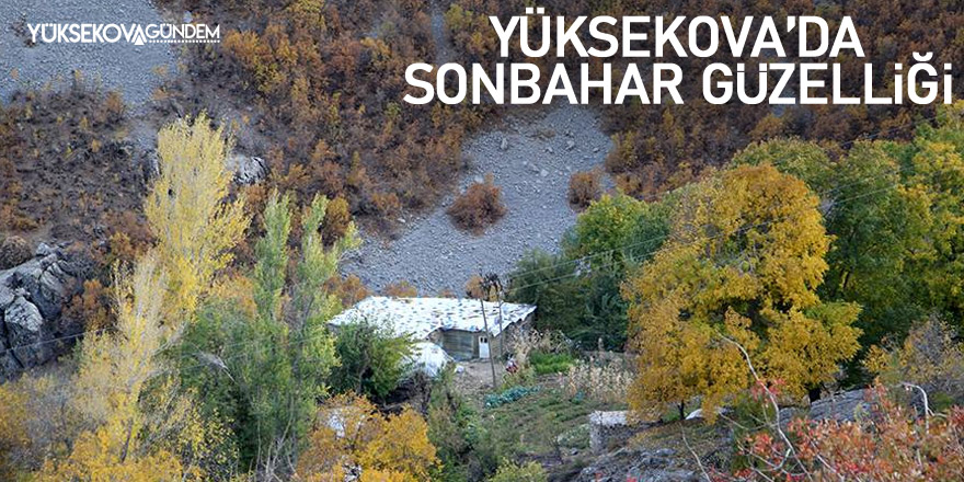 Yüksekova’da sonbahar güzelliği