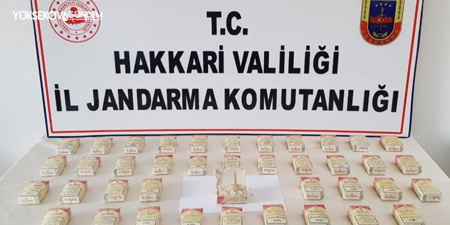 Hakkari kırsalında uyuşturucu ele geçirildi