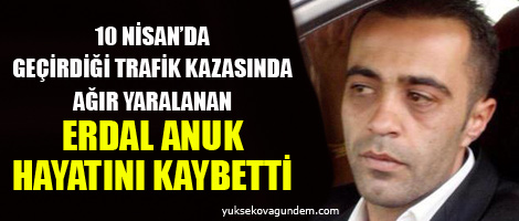 Erdal Anuk Hayatını Kaybetti