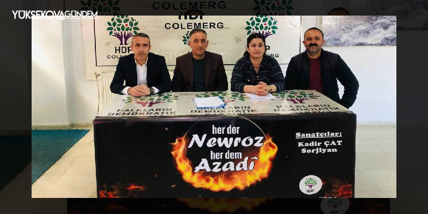 Hakkari'de Newroz programı 20 Mart'a alındı