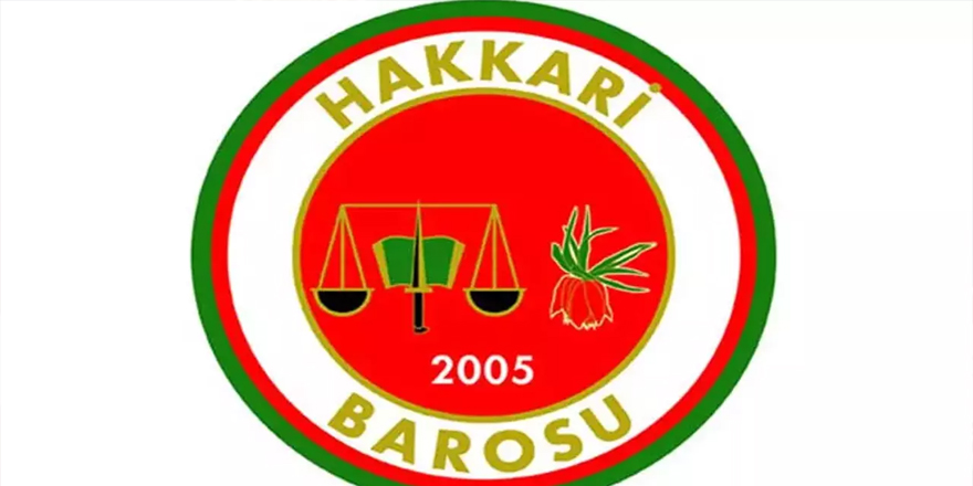 Hakkari Barosundan açıklama