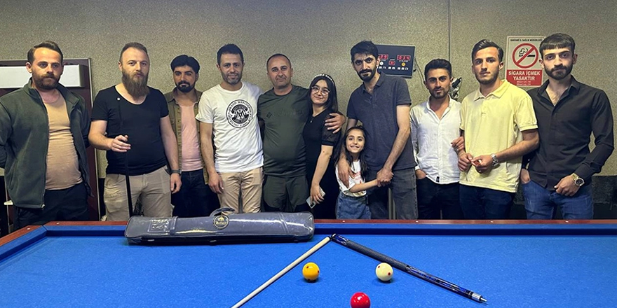 Yüksekova'da Bilardo Turnuvası'nın final maçı oynandı