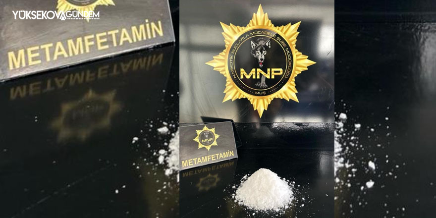 750 gram metamfetamin maddesi ele geçirildi