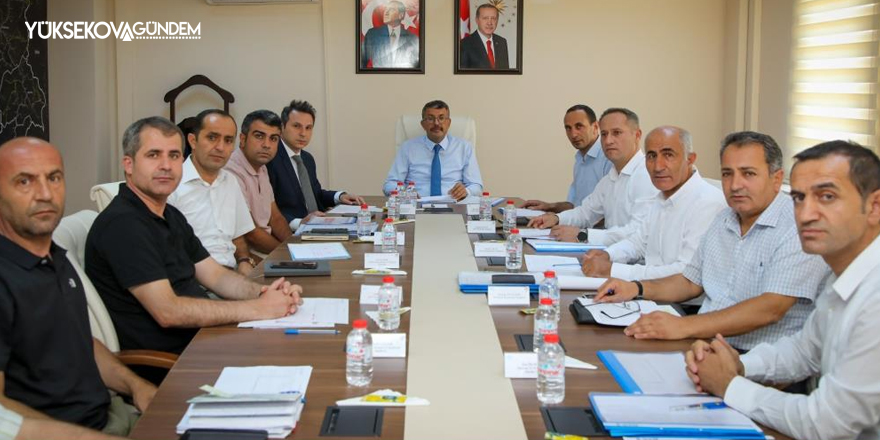 Hakkari İl Özel İdaresinin bütçe toplantısı yapıldı