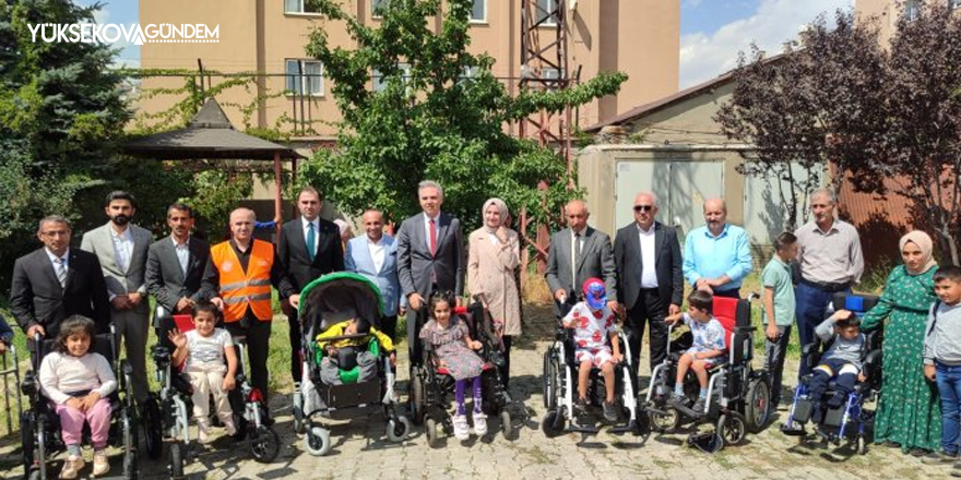 Yüksekova'da özel gereksinimli çocuklara destek verildi