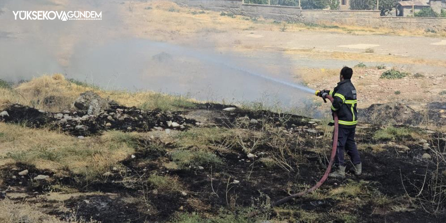 Hakkari Dağgöl Mahallesinde yangın