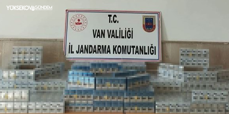 Van’da 11 bin 972 paket kaçak sigara ele geçirildi