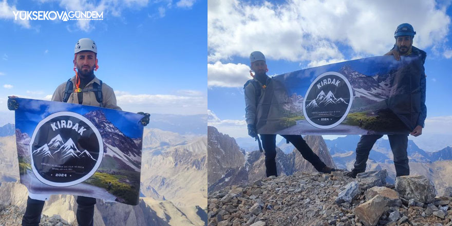 KIRDAK üyelerinden Cilo Dağı’na zirve tırmanışı