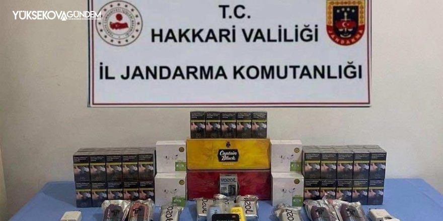 Hakkari'de gümrük kaçakçılığı operasyonu